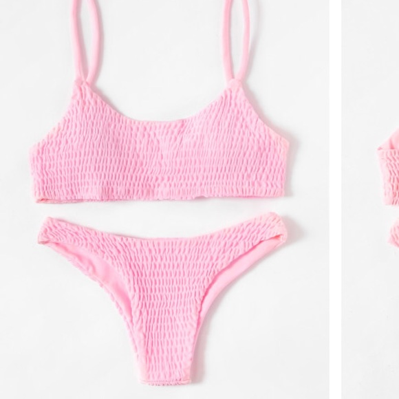 shein pink swimsuit